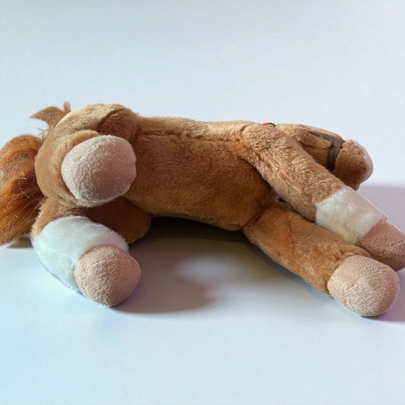 Wells Fargo Legendary Pony Mack Plush Horse 2012 Stuffed Animal Red Ribbon Promo - Picture 8 of 10